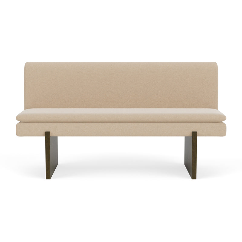 Form Cream Fabric / Dark Walnut