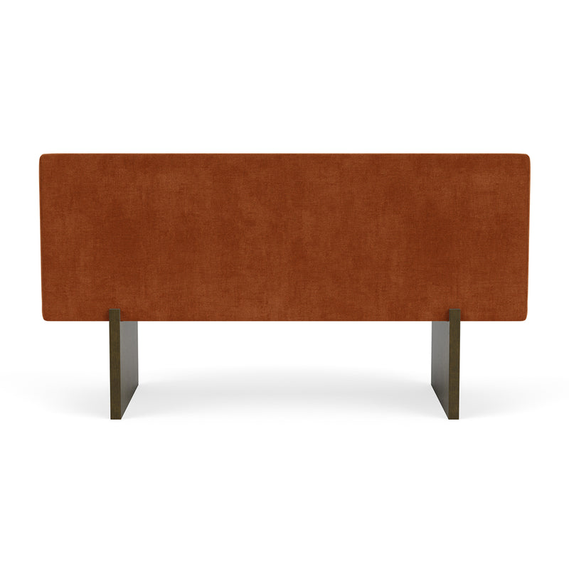 Moss Rust Fabric / Dark Walnut