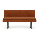 Moss Rust Fabric / Dark Walnut