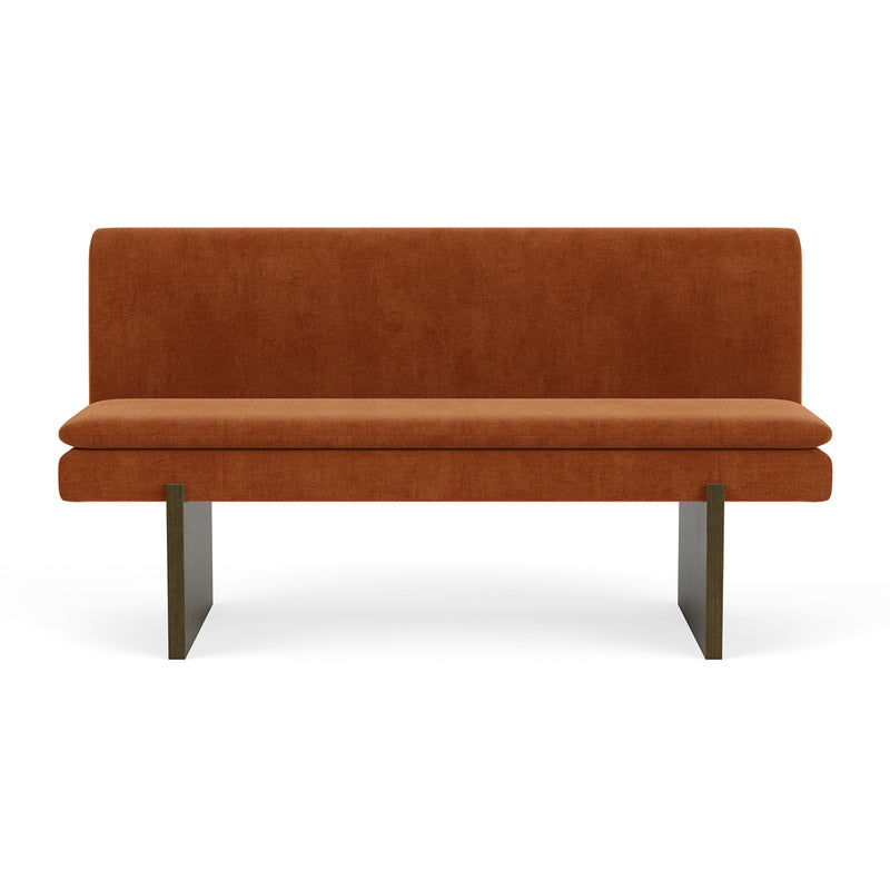 Moss Rust Fabric / Dark Walnut