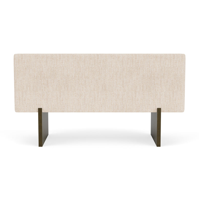 Vega Cream Textured Weave / Dark Walnut