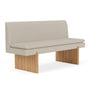 Umi Oak Dining Sofa - Pasha Dune Boucle / Oak