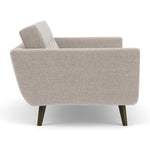 Agnes Brown Textured Weave / Dark Walnut