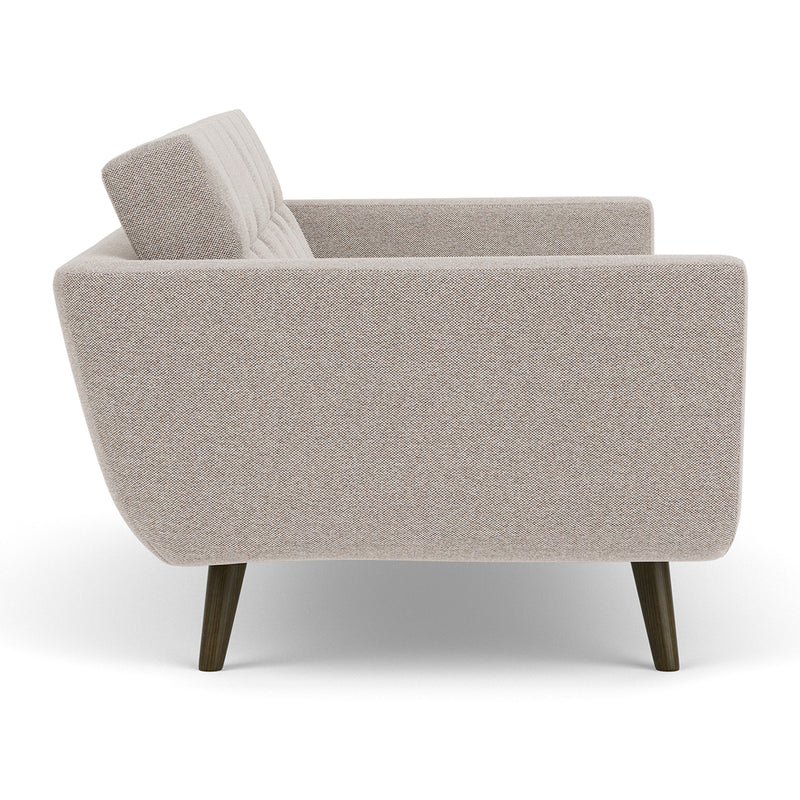 Agnes Brown Textured Weave / Dark Walnut