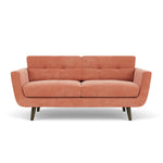 Danny Dusty Rose Textured Weave / Dark Walnut