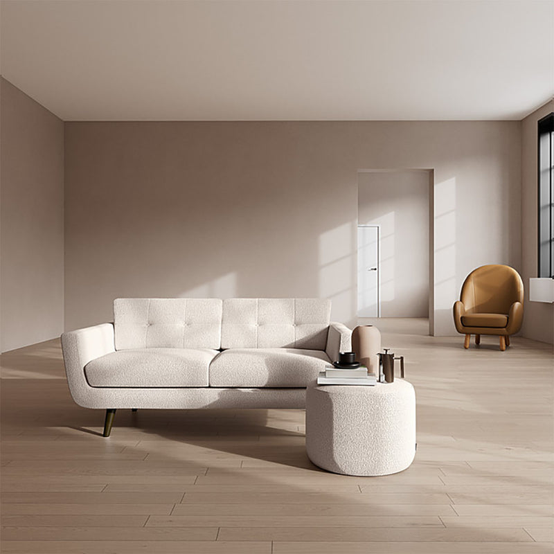 Maya Cream Boucle / Dark Walnut