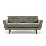 Planet Grey Green Fabric / Dark Walnut