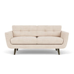 Vega Cream Textured Weave / Dark Walnut