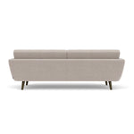 Agnes Brown Textured Weave / Dark Walnut