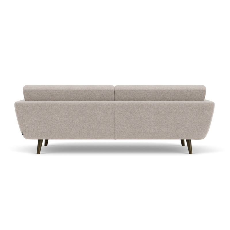 Agnes Brown Textured Weave / Dark Walnut