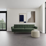 Cura Dark Green Weave / Dark Walnut