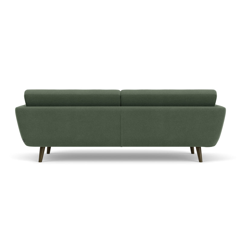 Cura Dark Green Weave / Dark Walnut