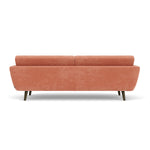 Danny Dusty Rose Textured Weave / Dark Walnut