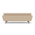 Form Cream Fabric / Dark Walnut