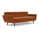 Moss Rust Fabric / Dark Walnut