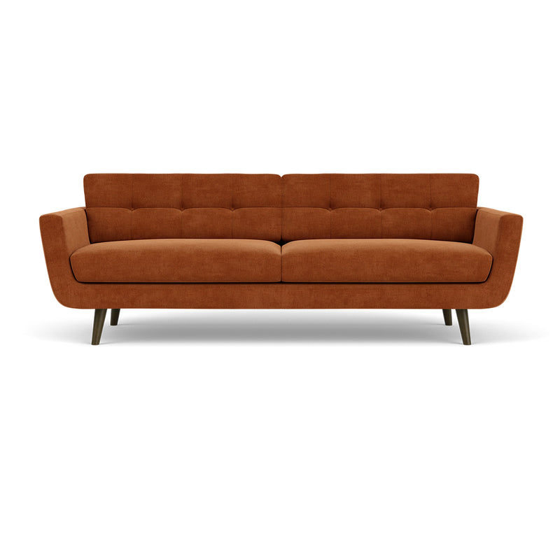 Moss Rust Fabric / Dark Walnut