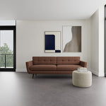 Pebble Rust Boucle / Dark Walnut