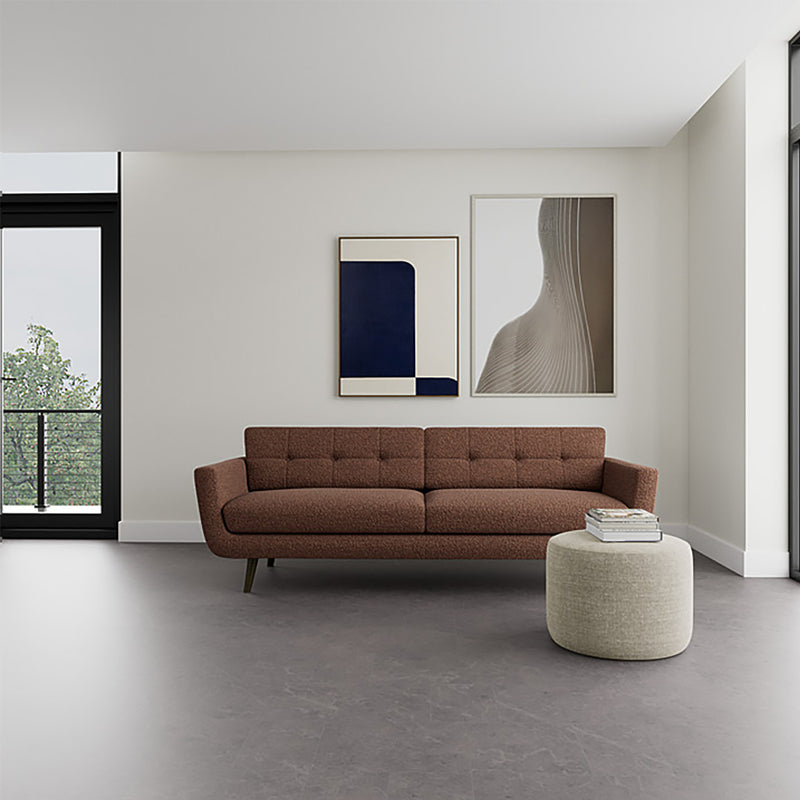 Pebble Rust Boucle / Dark Walnut