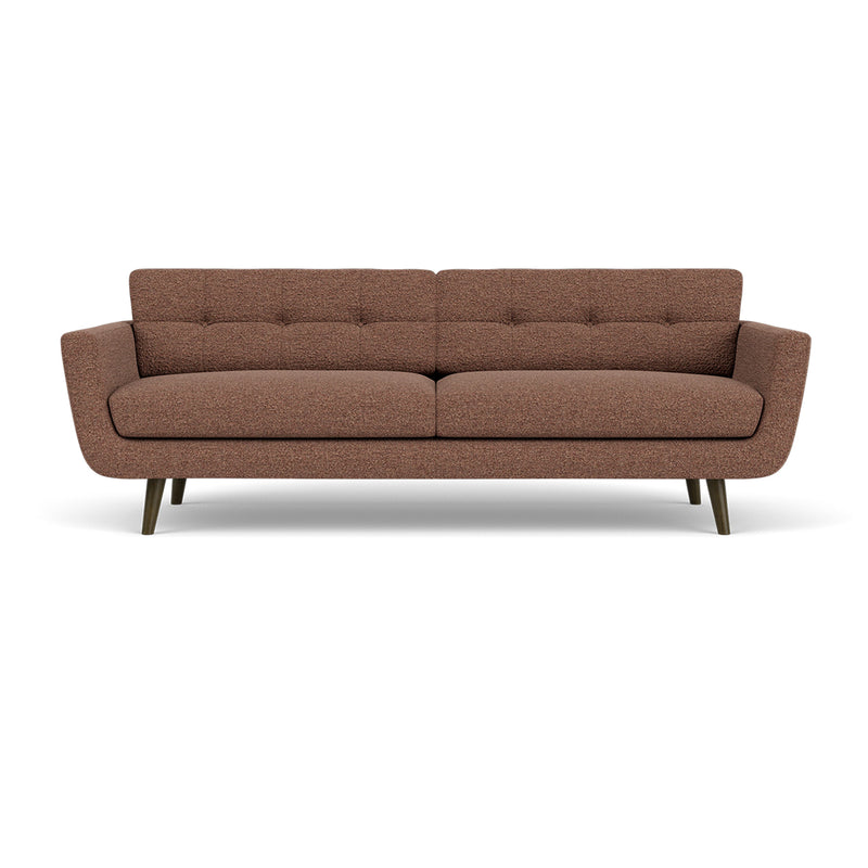 Pebble Rust Boucle / Dark Walnut