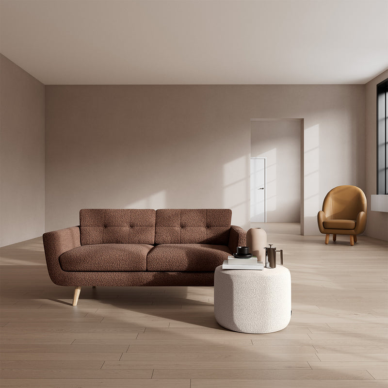 Pebble Rust Boucle / Oak