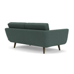 Form Blue Grey Fabric / Dark Walnut