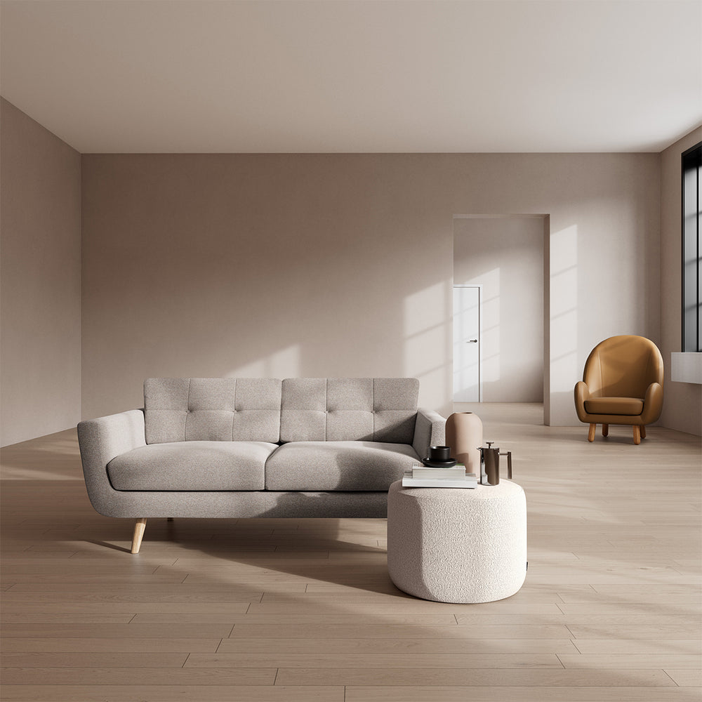 Agnes Brown Textured Weave / Oak