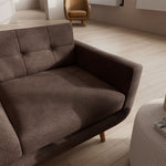 Aulla Cacao Textured Weave / Oak