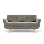 Planet Grey Green Fabric / Oak