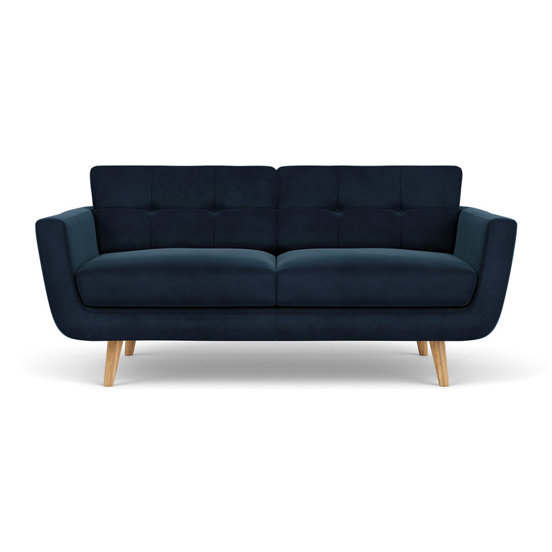 Lux Navy Velvet / Oak