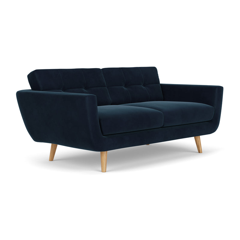 Lux Navy Velvet / Oak