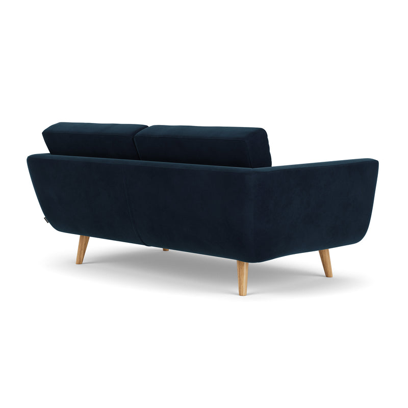 Lux Navy Velvet / Oak