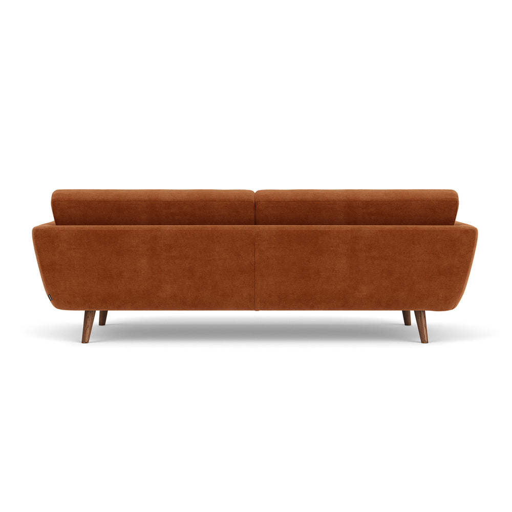 Moss Rust Fabric / Walnut Natural