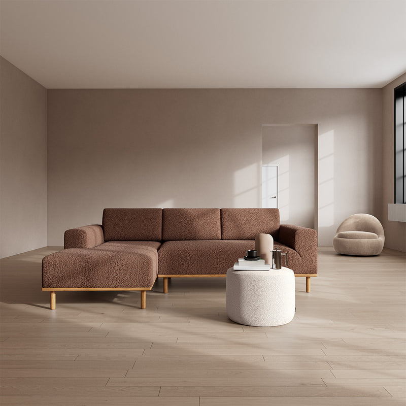 Pebble Rust Boucle / Oak