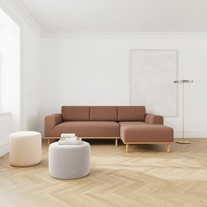 Pebble Rust Boucle / Oak