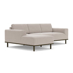 Agnes Brown Textured Weave / Dark Walnut