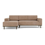 Aulla Caramel Textured Weave / Dark Walnut