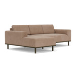 Aulla Caramel Textured Weave / Dark Walnut