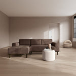 Aulla Cacao Textured Weave / Dark Walnut