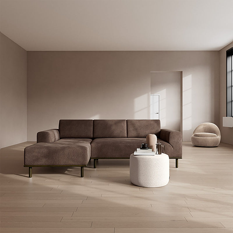 Aulla Cacao Textured Weave / Dark Walnut