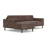 Aulla Cacao Textured Weave / Dark Walnut