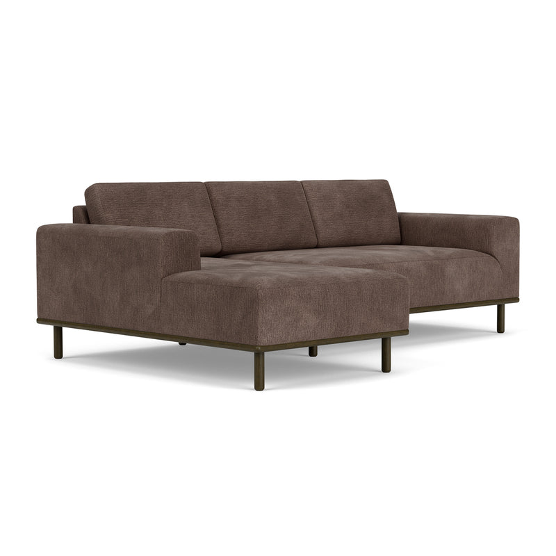 Aulla Cacao Textured Weave / Dark Walnut