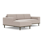 Fabio Stone Fabric / Dark Walnut