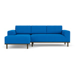 Mark Cobalt Blue Weave / Dark Walnut