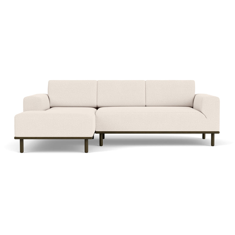 Maya Cream Boucle / Dark Walnut