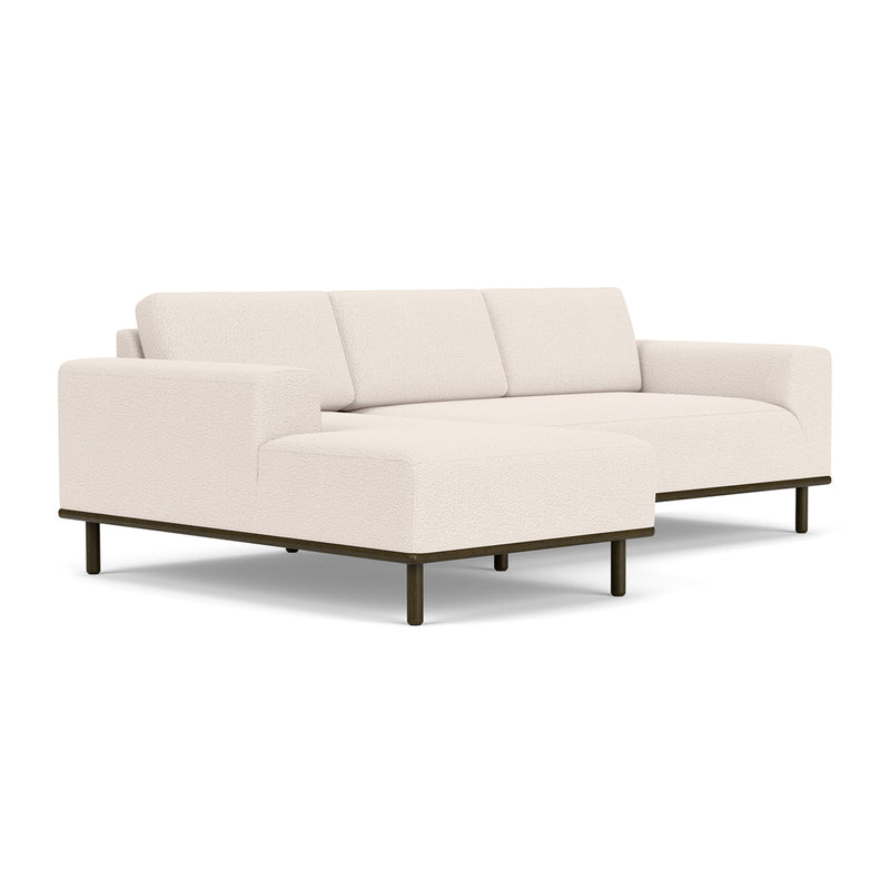 Maya Cream Boucle / Dark Walnut