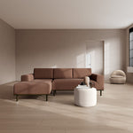 Pebble Rust Boucle / Dark Walnut