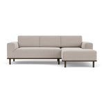 Agnes Brown Textured Weave / Dark Walnut