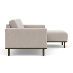 Agnes Brown Textured Weave / Dark Walnut