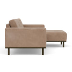 Aulla Caramel Textured Weave / Dark Walnut