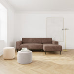 Aulla Cacao Textured Weave / Dark Walnut